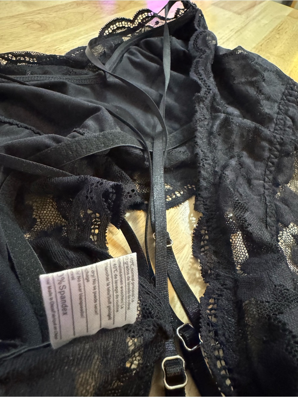 Black Lace Bralette - Picture 6 of 9
